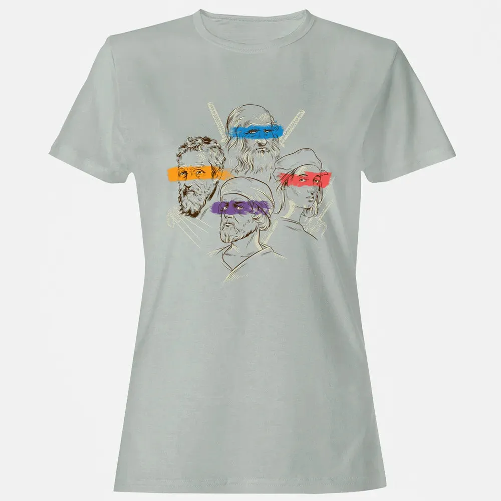 Leonardo, Michelangelo, Donatello, Raphael Women's T-shirt - 2