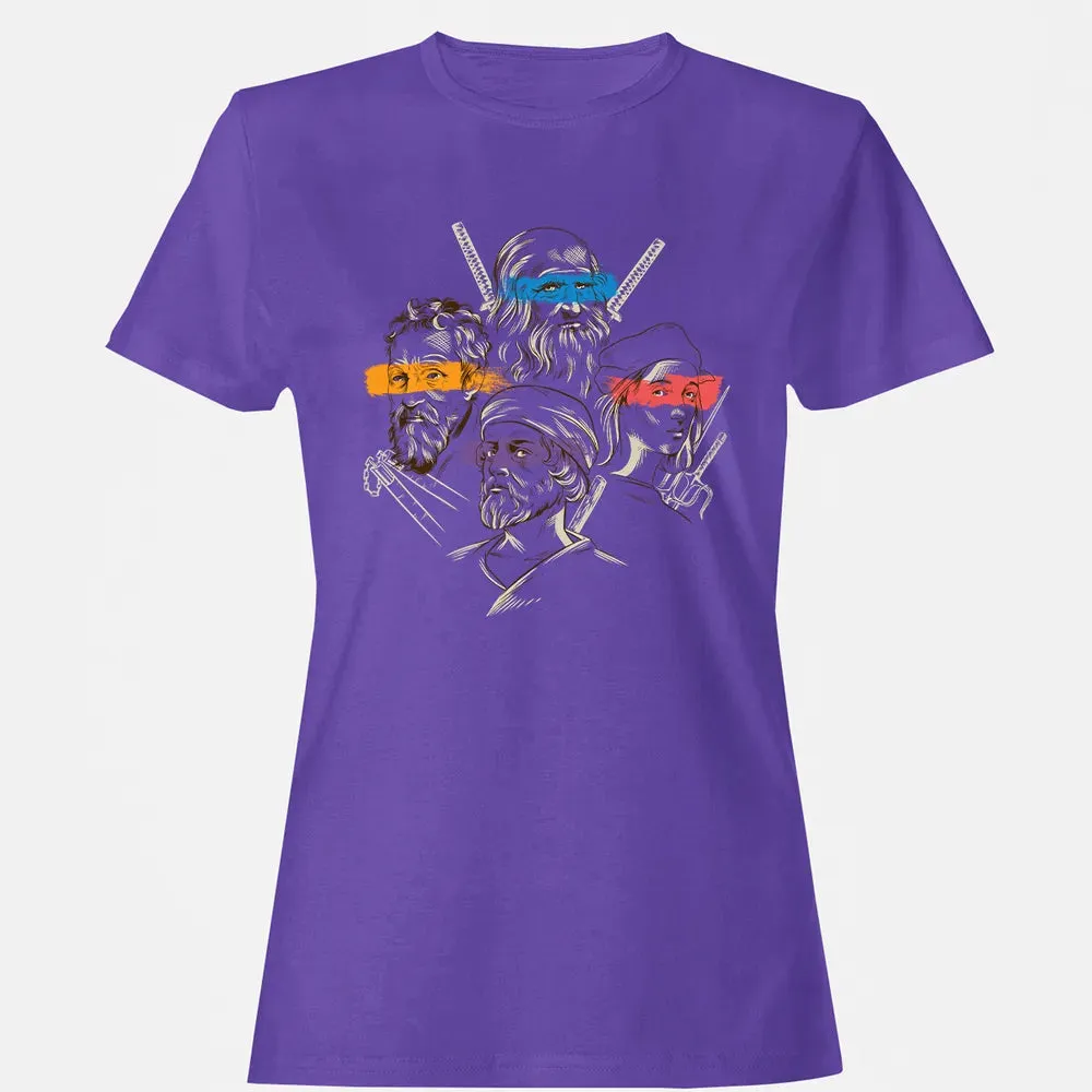 Leonardo, Michelangelo, Donatello, Raphael Women's T-shirt - 12