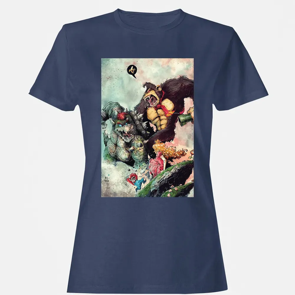 Bowser vs DK Kong Women's T-shirt - 10
