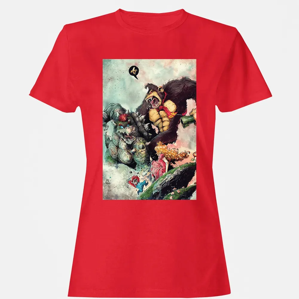 Bowser vs DK Kong Women's T-shirt - 13