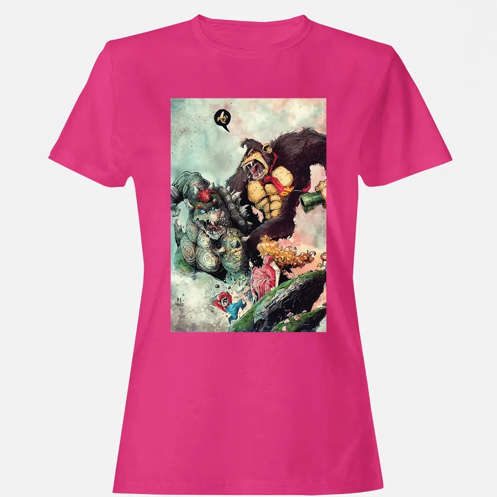 Bowser vs DK Kong Women's T-shirt - 6