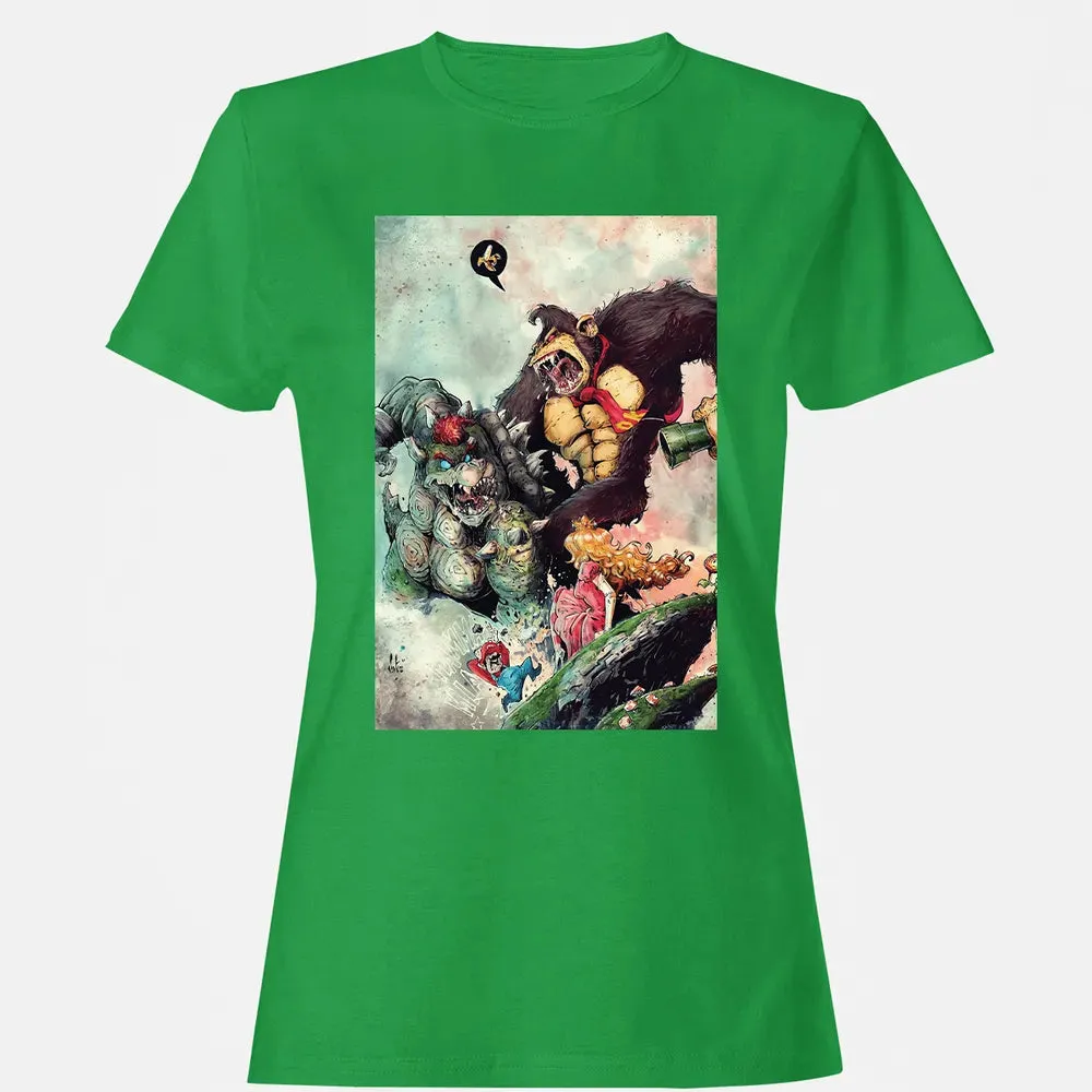 Bowser vs DK Kong Women's T-shirt - 7