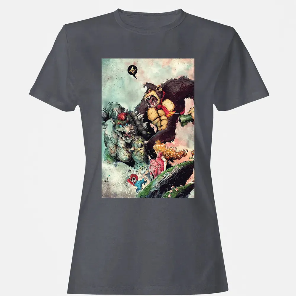 Bowser vs DK Kong Women's T-shirt - 5