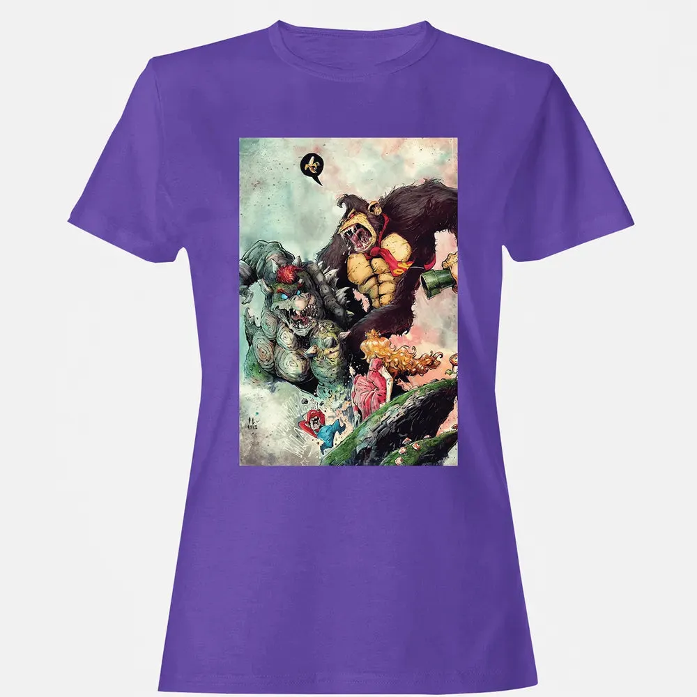 Bowser vs DK Kong Women's T-shirt - 12