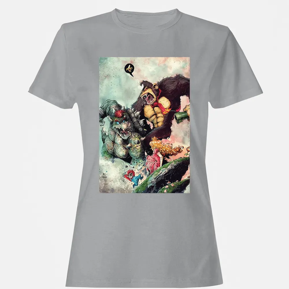 Bowser vs DK Kong Women's T-shirt - 15