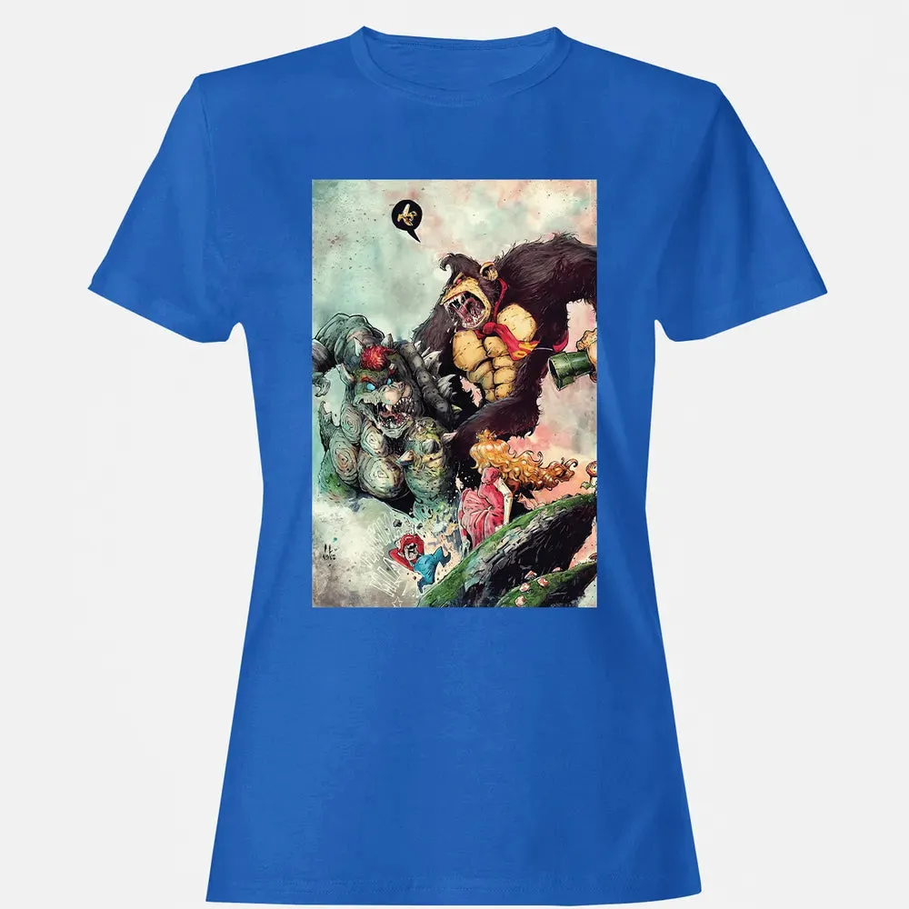 Bowser vs DK Kong Women's T-shirt - 14