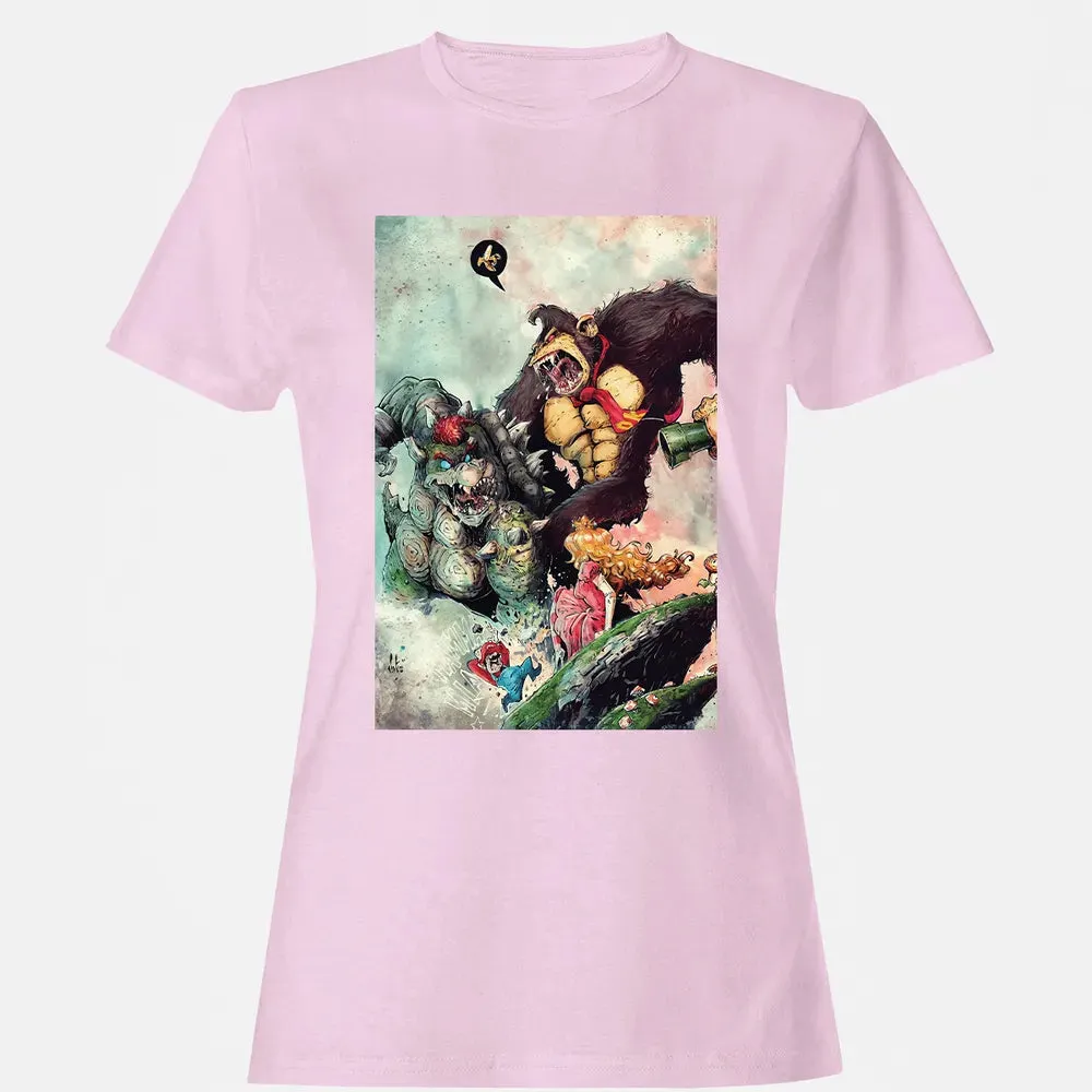 Bowser vs DK Kong Women's T-shirt - 9
