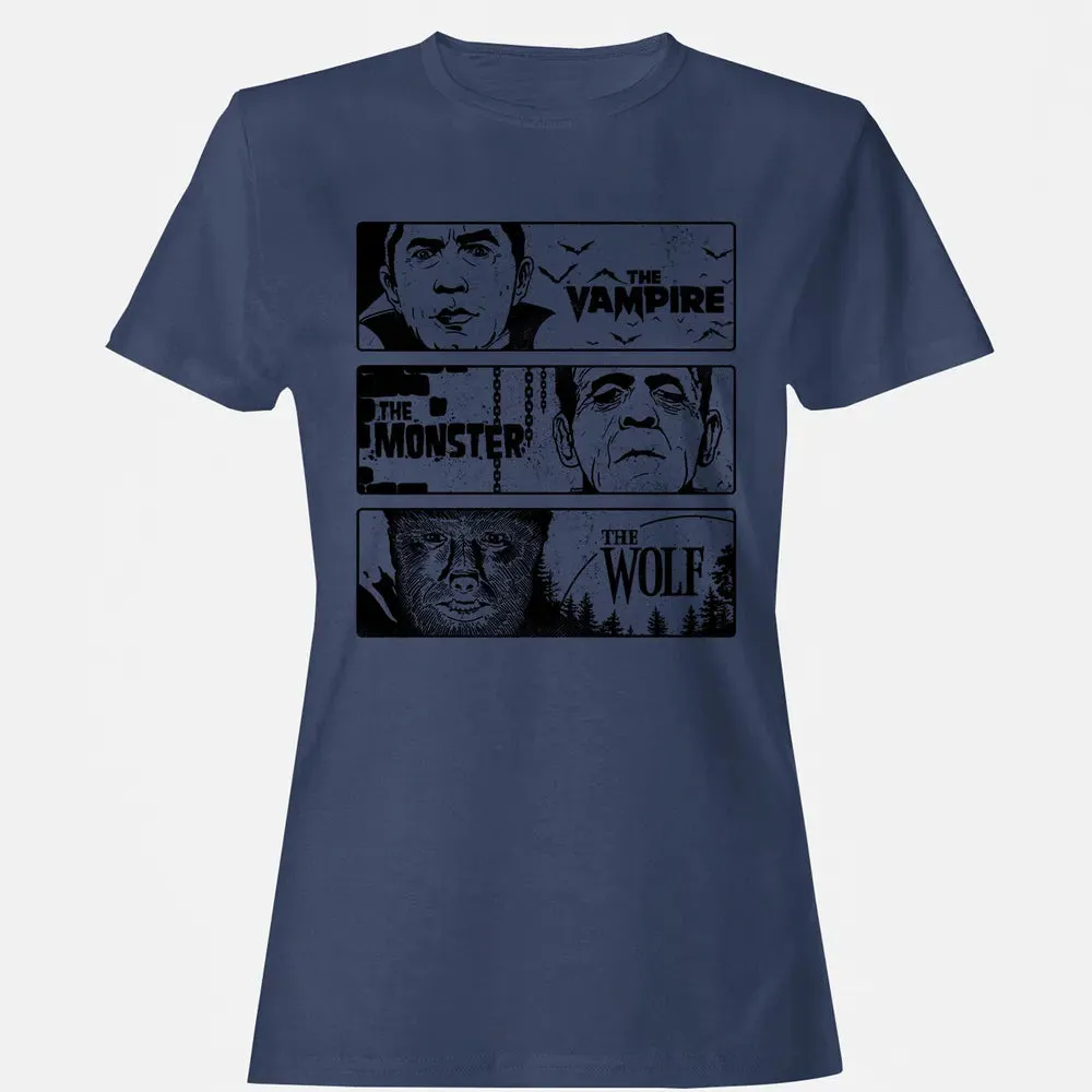Vampire. Monster. Wolf Women's T-shirt - 10