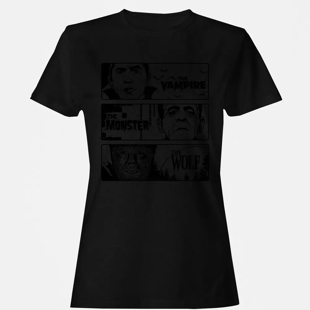 Vampire. Monster. Wolf Women's T-shirt - 16