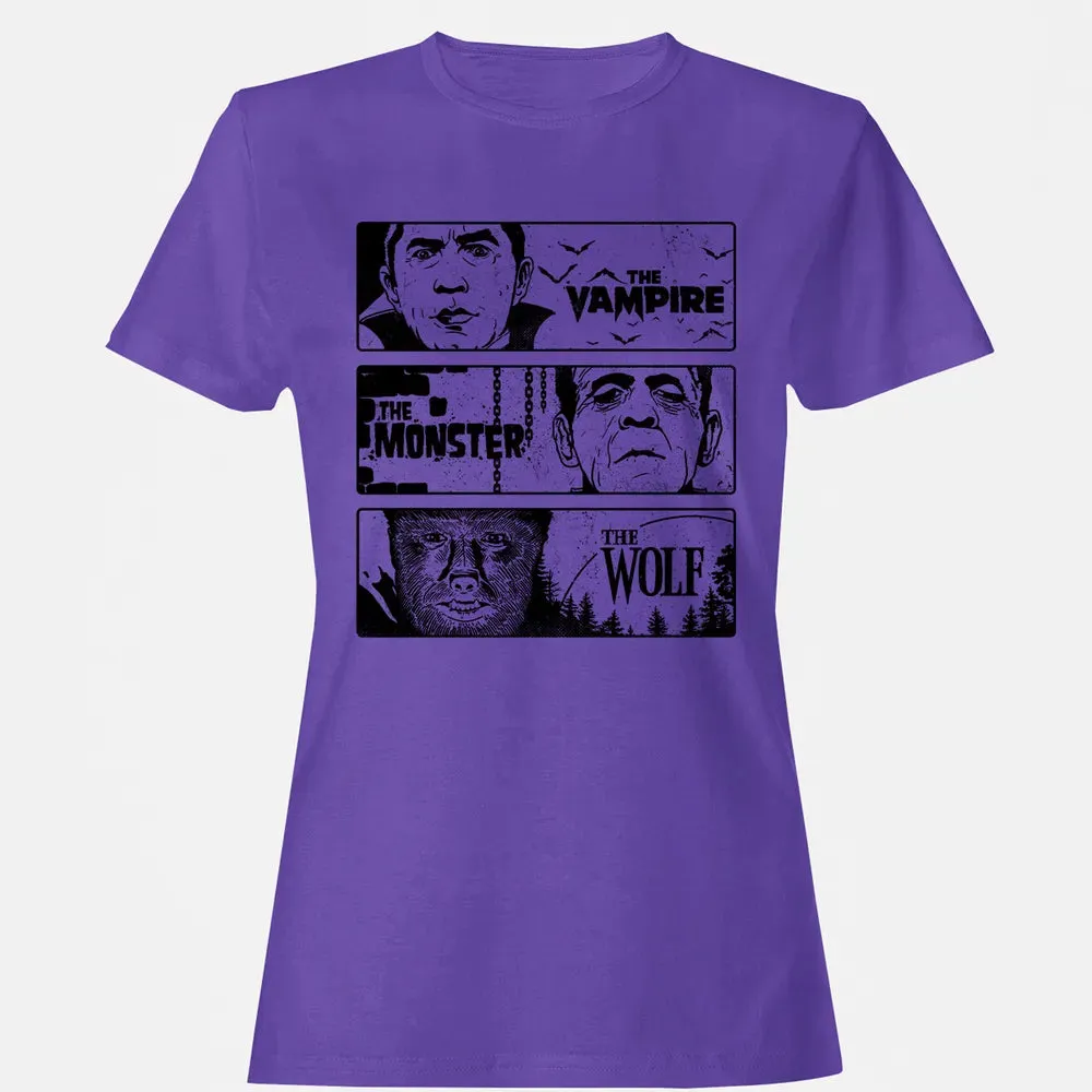 Vampire. Monster. Wolf Women's T-shirt - 12