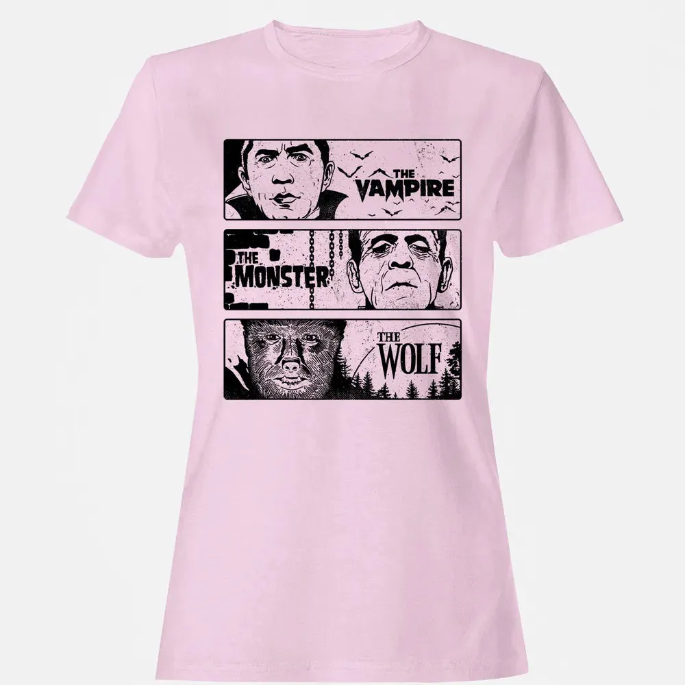 Vampire. Monster. Wolf Women's T-shirt - 9