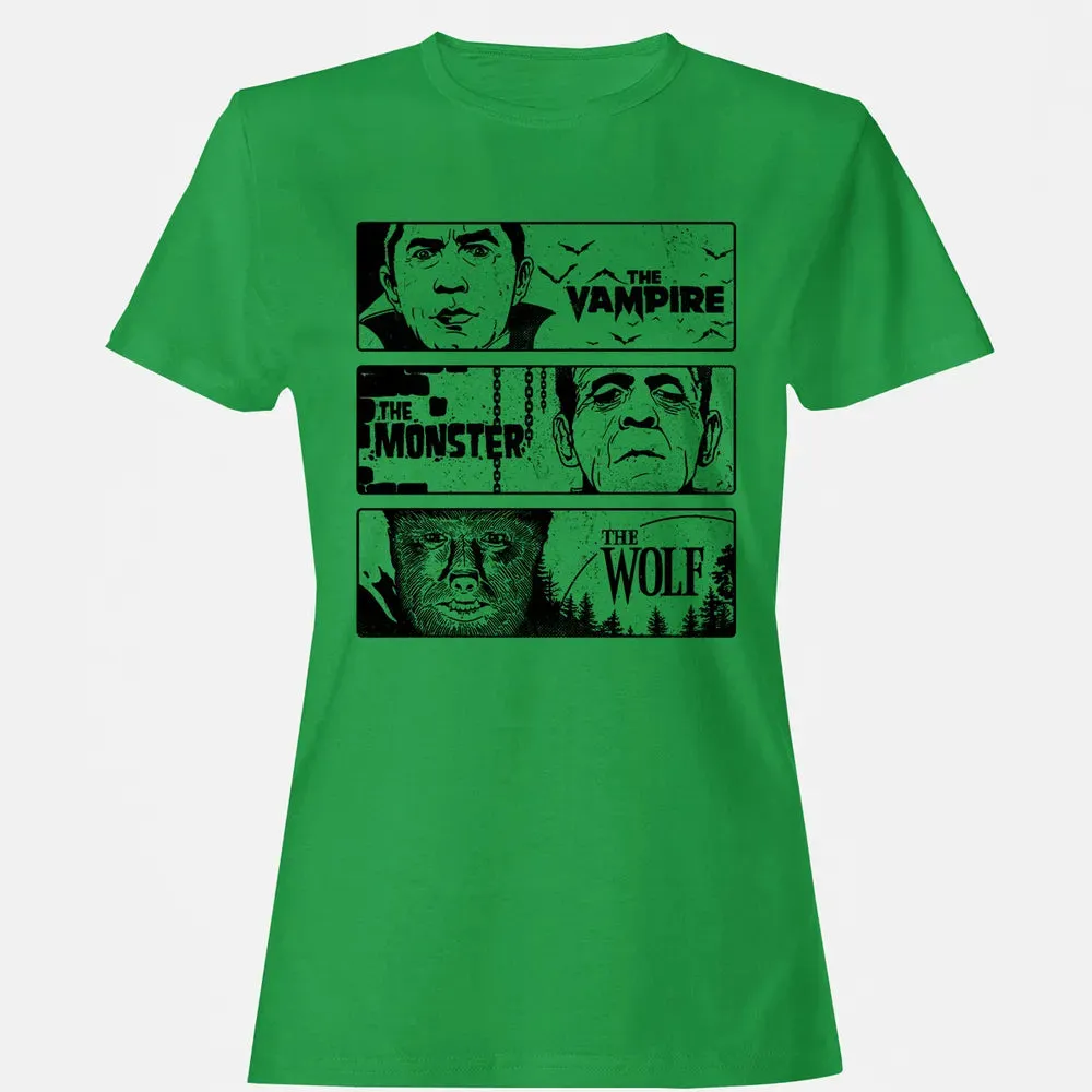 Vampire. Monster. Wolf Women's T-shirt - 7