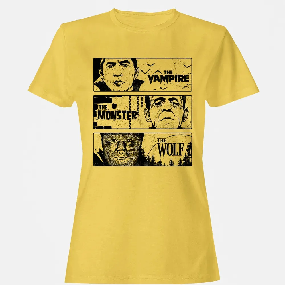 Vampire. Monster. Wolf Women's T-shirt - 4