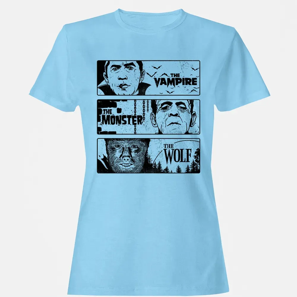 Vampire. Monster. Wolf Women's T-shirt - 8