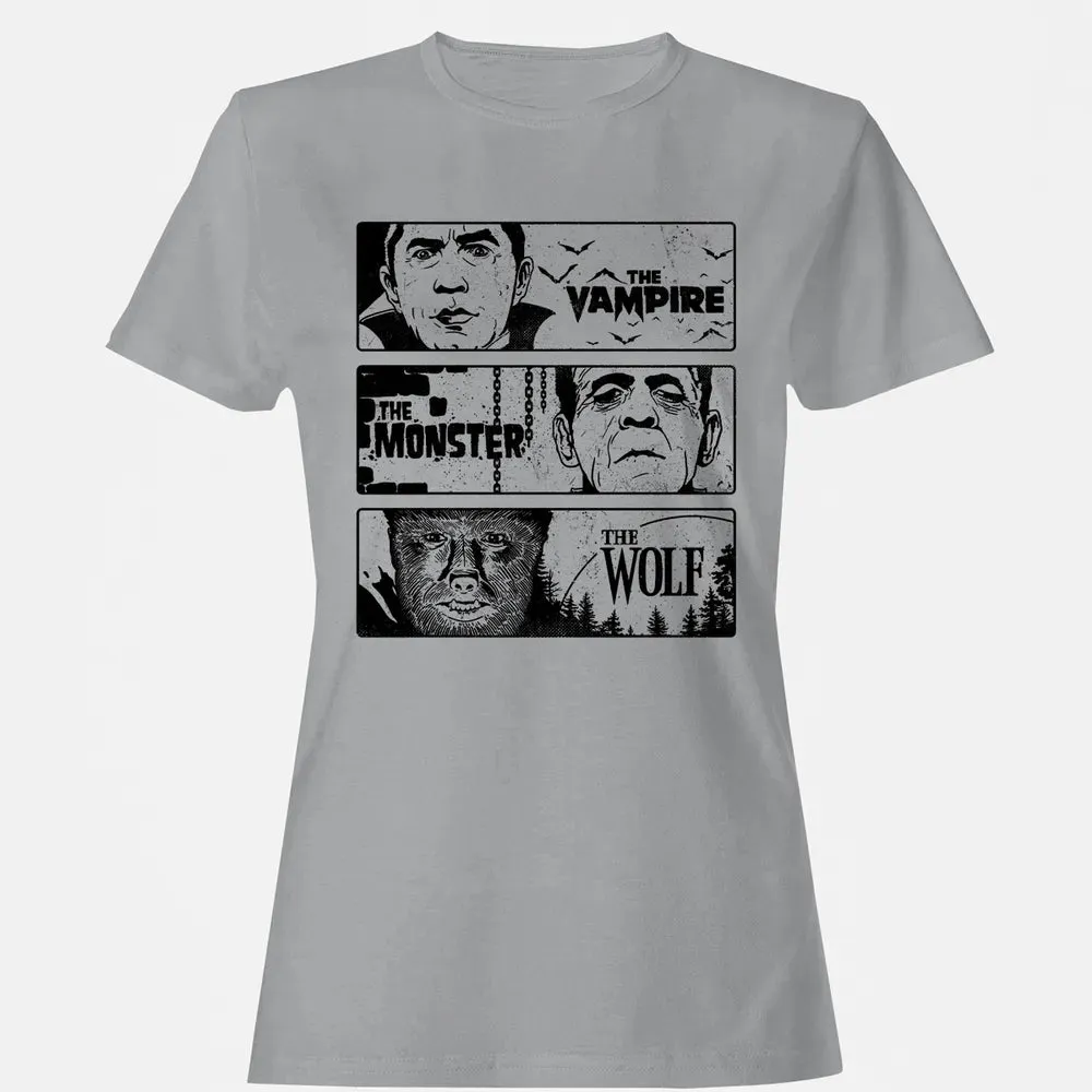Vampire. Monster. Wolf Women's T-shirt - 15