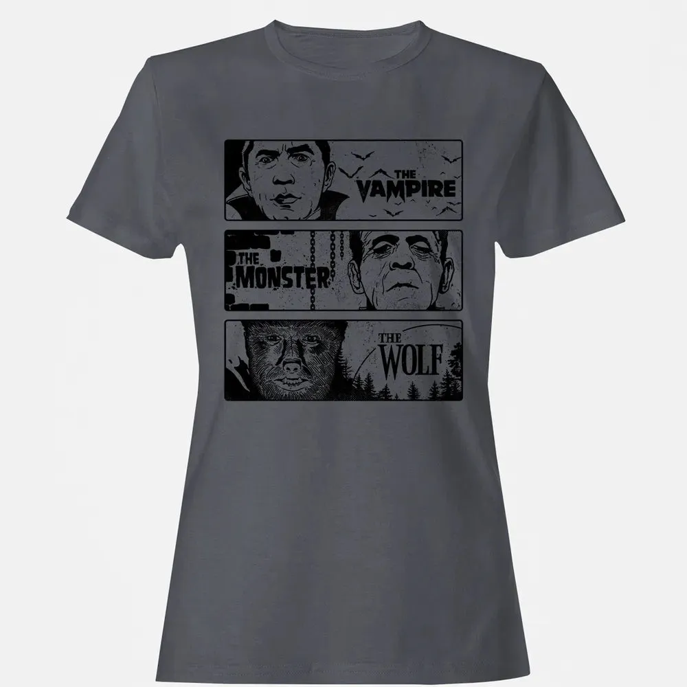 Vampire. Monster. Wolf Women's T-shirt - 5