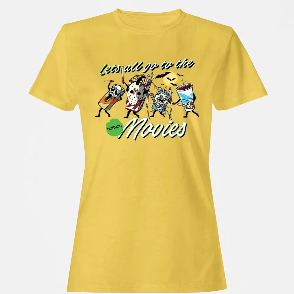 All Go To The Horror Movies Women's T-shirt - 4
