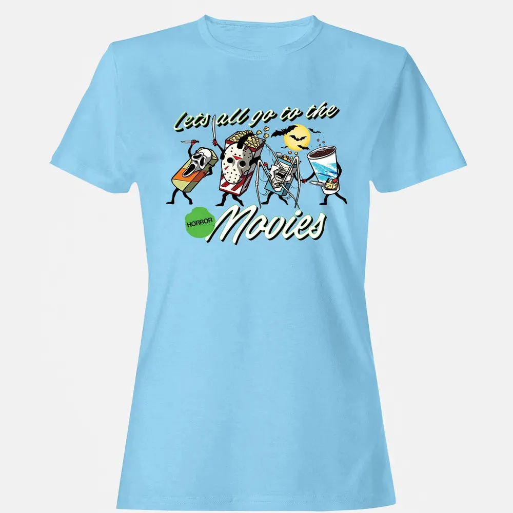 All Go To The Horror Movies Women's T-shirt - 8