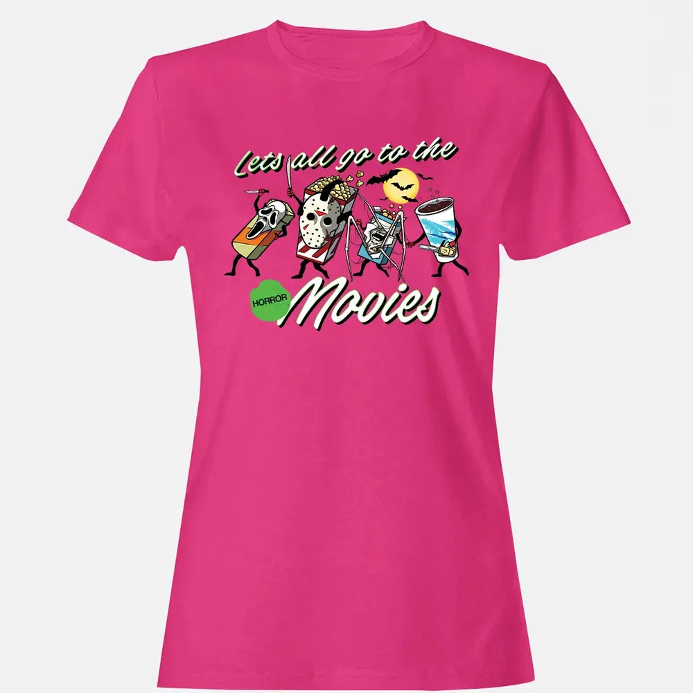 All Go To The Horror Movies Women's T-shirt - 6