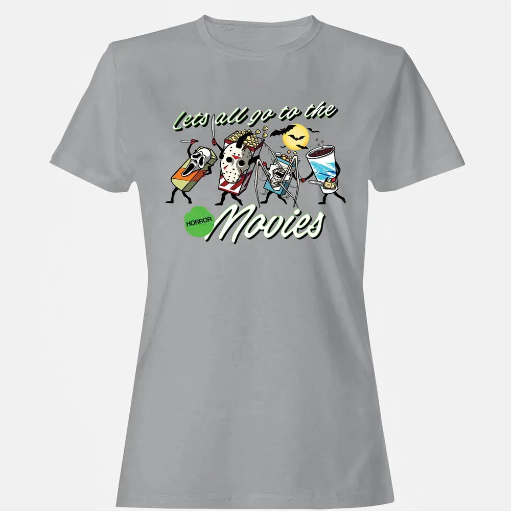 All Go To The Horror Movies Women's T-shirt - 15
