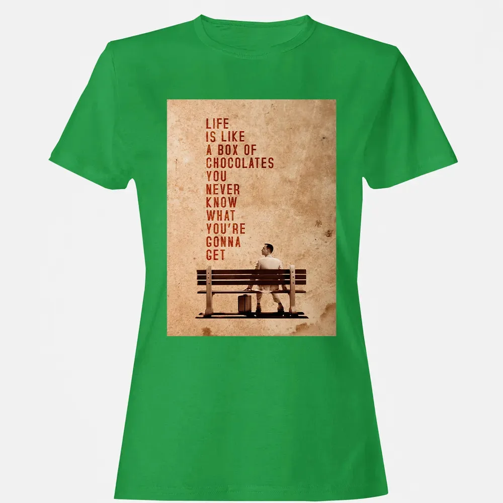 Life Is Like A Box Of Chocolates You Never Know What You're Gonna Get Women's T-shirt - 7