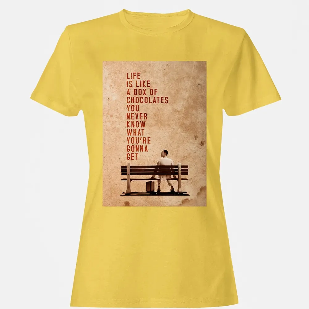 Life Is Like A Box Of Chocolates You Never Know What You're Gonna Get Women's T-shirt - 4