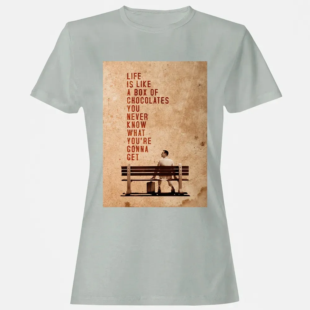 Life Is Like A Box Of Chocolates You Never Know What You're Gonna Get Women's T-shirt - 2
