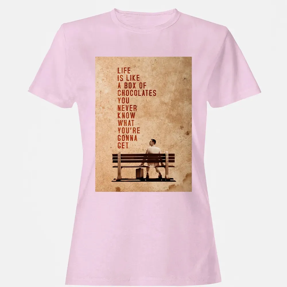 Life Is Like A Box Of Chocolates You Never Know What You're Gonna Get Women's T-shirt - 9