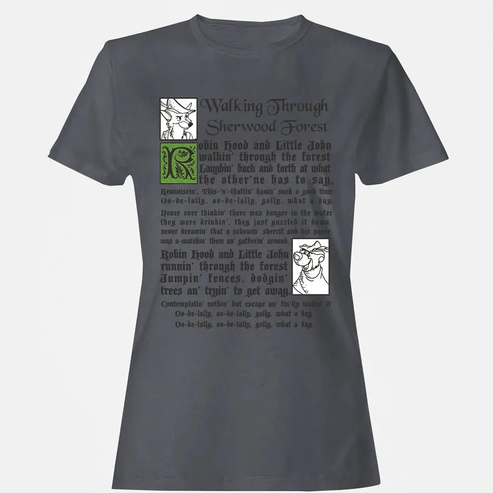 Walking Through Sherwood Forest Women's T-shirt - 5