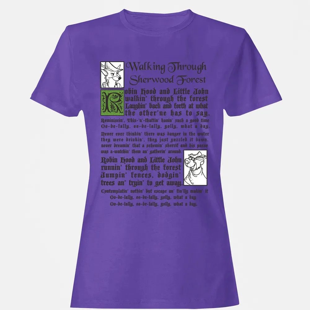 Walking Through Sherwood Forest Women's T-shirt - 11