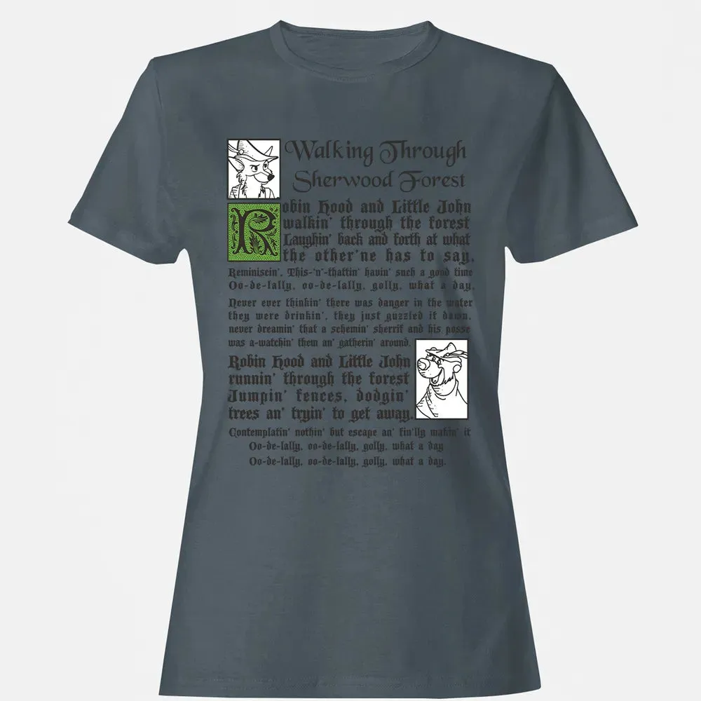 Walking Through Sherwood Forest Women's T-shirt - 3
