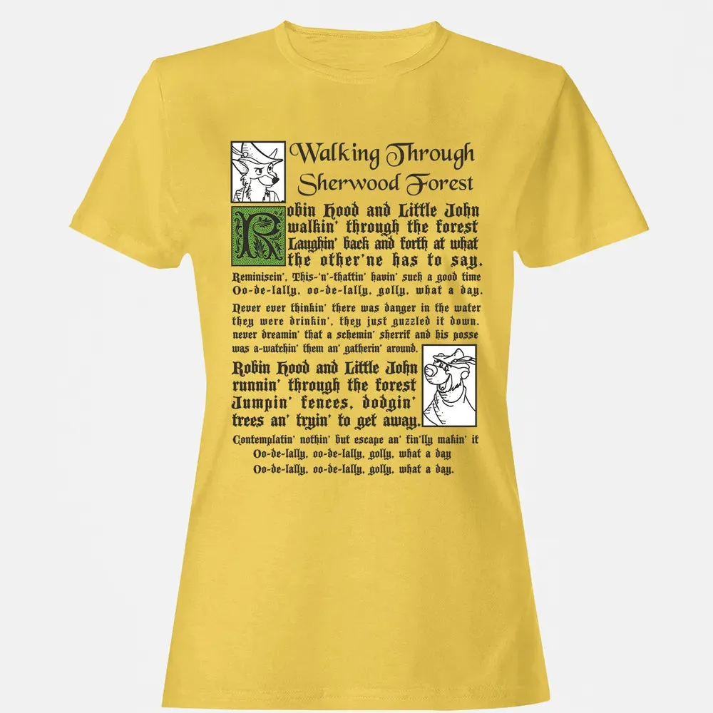 Walking Through Sherwood Forest Women's T-shirt - 4