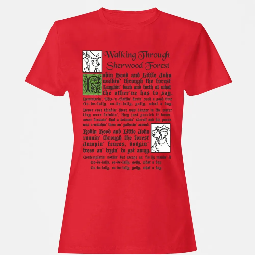 Walking Through Sherwood Forest Women's T-shirt - 12