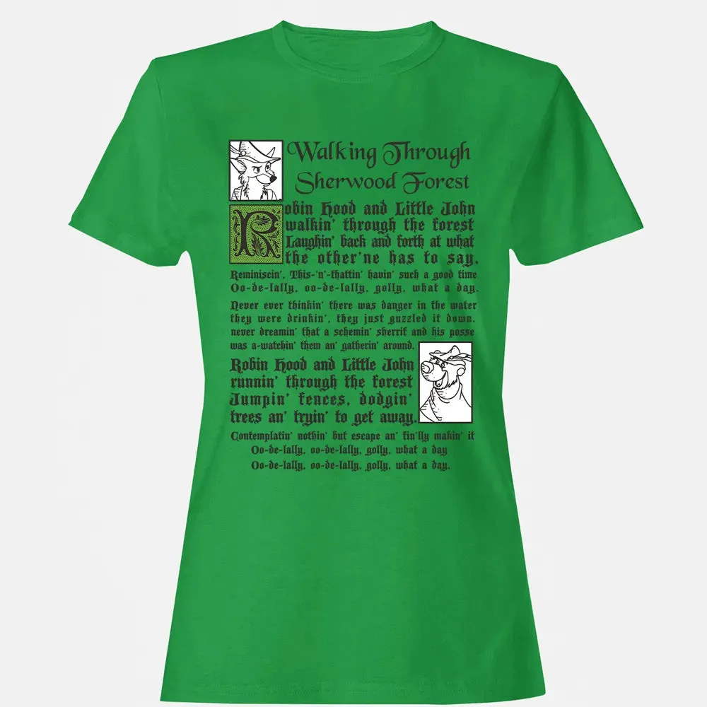 Walking Through Sherwood Forest Women's T-shirt - 7