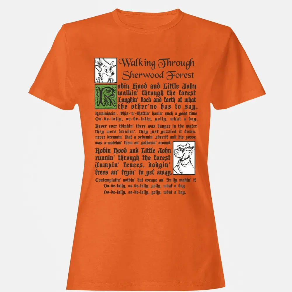 Walking Through Sherwood Forest Women's T-shirt - 10
