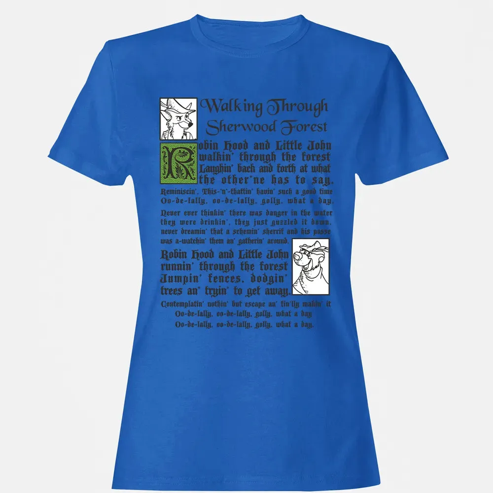 Walking Through Sherwood Forest Women's T-shirt - 13