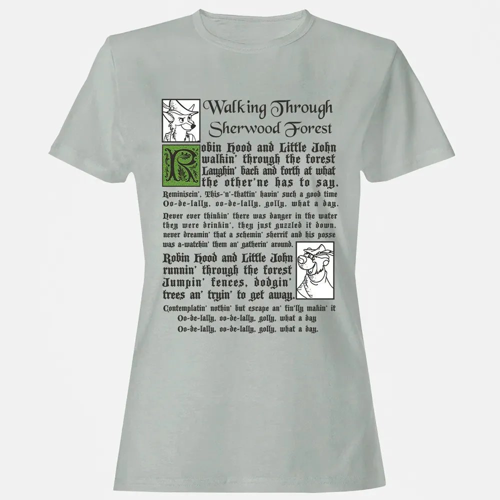 Walking Through Sherwood Forest Women's T-shirt - 2