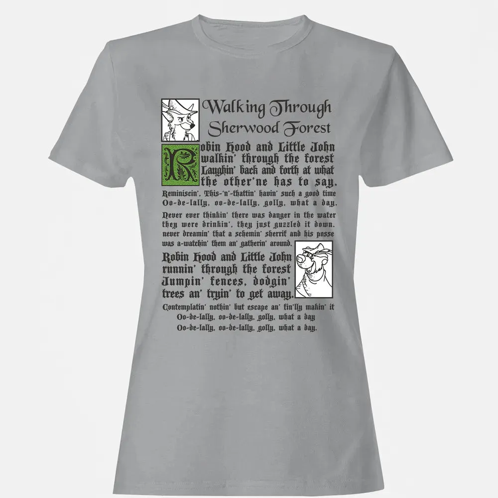 Walking Through Sherwood Forest Women's T-shirt - 14