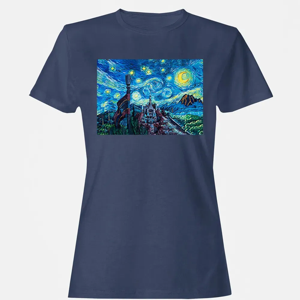 Over The Castle Poster Women's T-shirt - 10