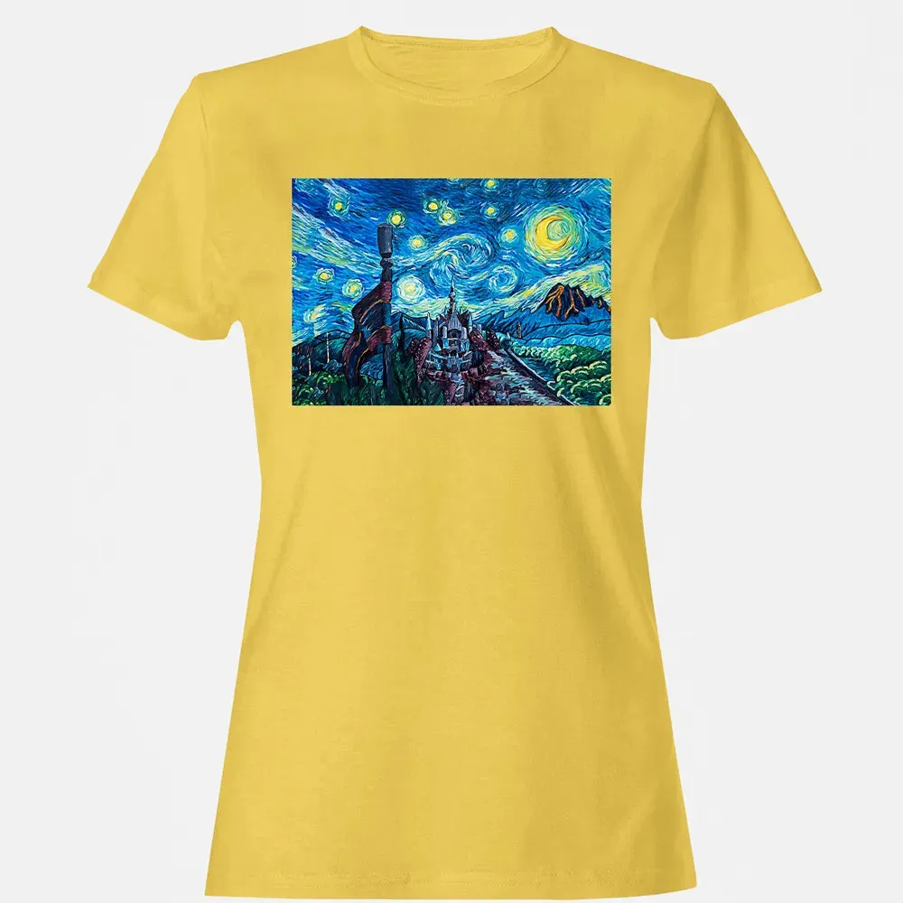 Over The Castle Poster Women's T-shirt - 4