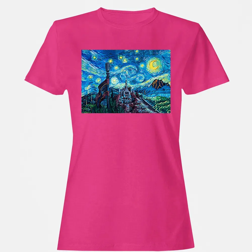 Over The Castle Poster Women's T-shirt - 6