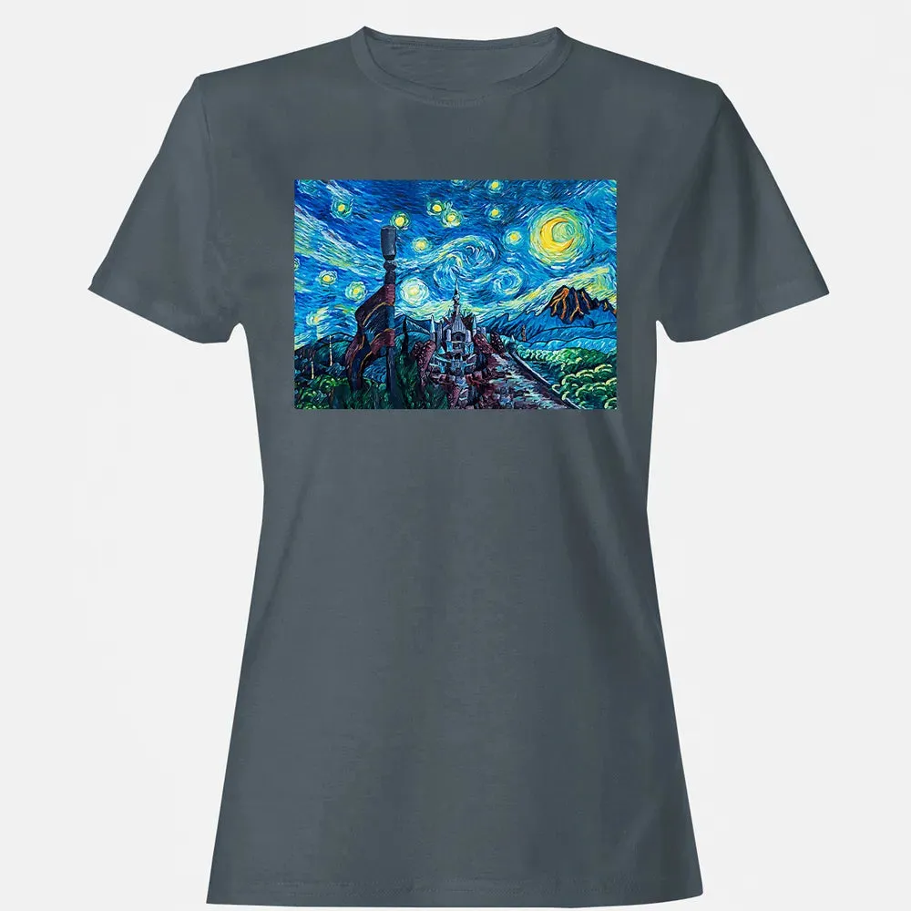 Over The Castle Poster Women's T-shirt - 3