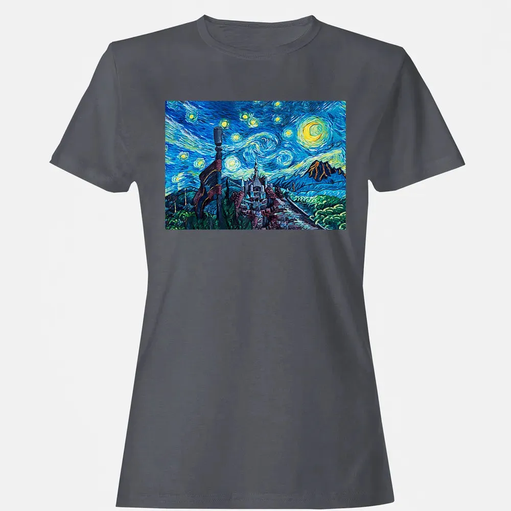 Over The Castle Poster Women's T-shirt - 5