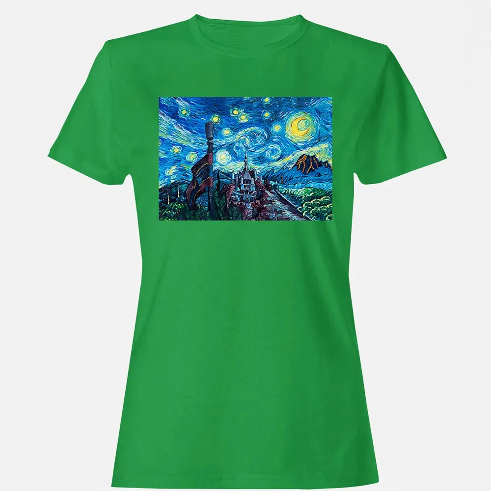 Over The Castle Poster Women's T-shirt - 7