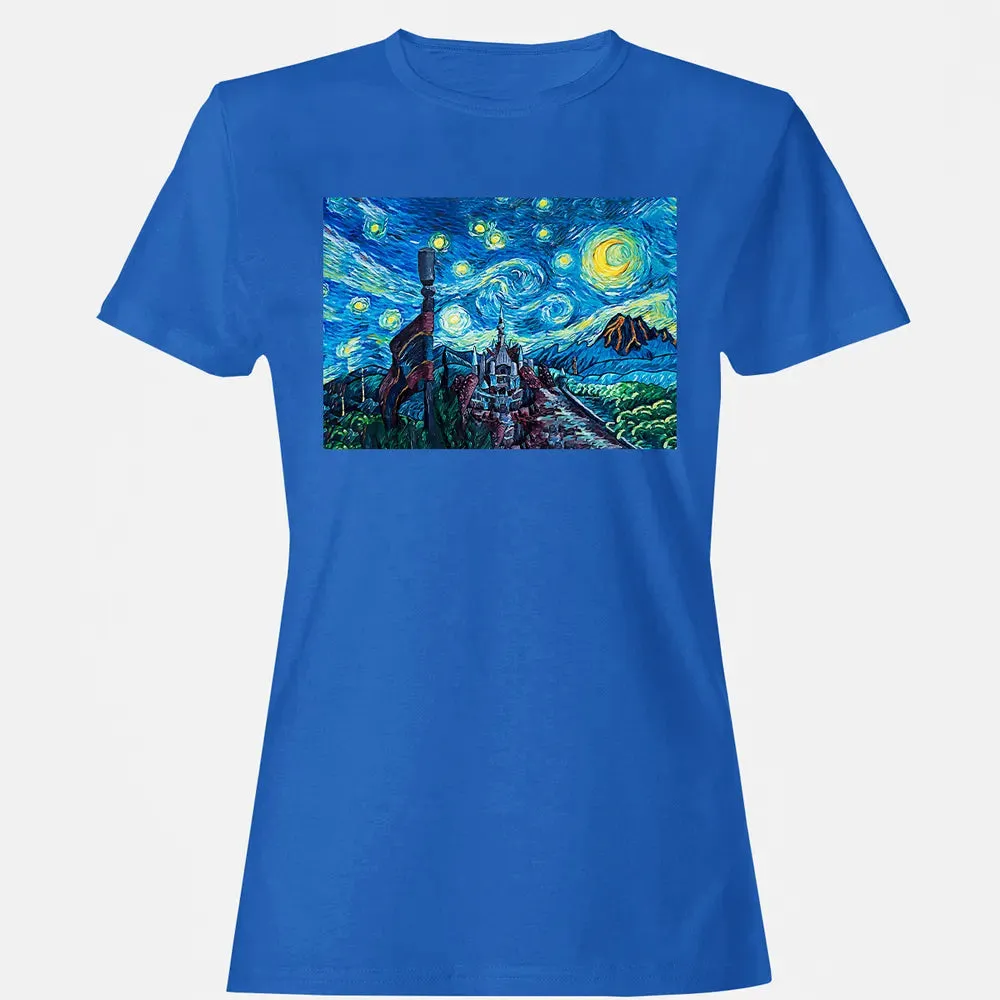 Over The Castle Poster Women's T-shirt - 14
