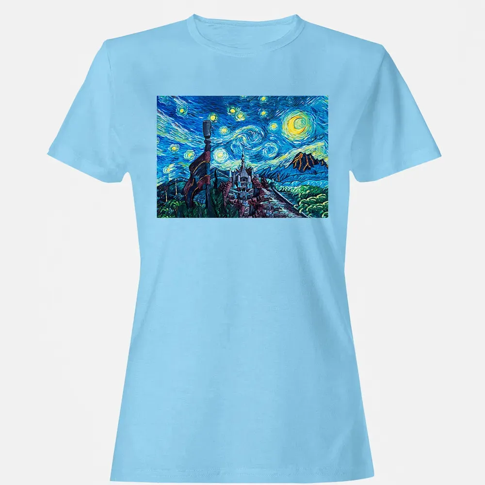 Over The Castle Poster Women's T-shirt - 8