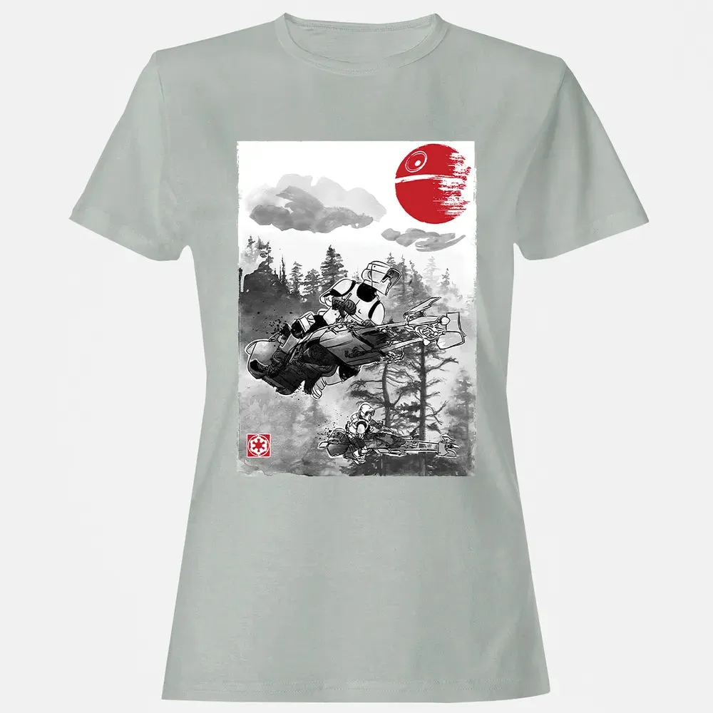 Patrolling the Endor Moon Women's T-shirt - 2
