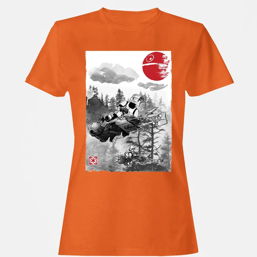 Patrolling the Endor Moon Women's T-shirt - 11