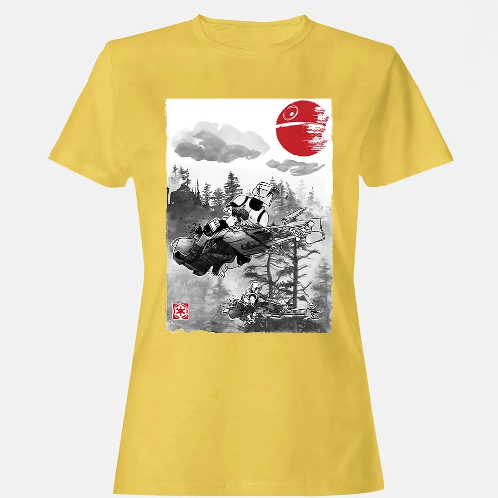 Patrolling the Endor Moon Women's T-shirt - 4