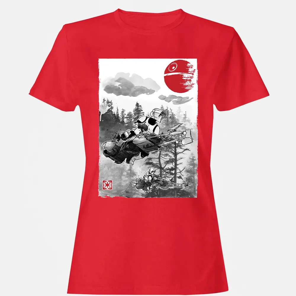 Patrolling the Endor Moon Women's T-shirt - 13